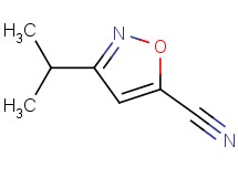 3-isopropyl-5-isoxazolecarbonitrile