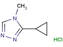 3-cyclopropyl-4-methyl-4H-1,2,4-triazole hydrochloride