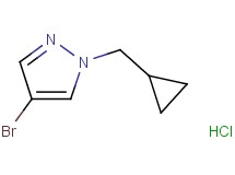 4-bromo-1-(cyclopropylmethyl)-1H-pyrazole hydrochloride