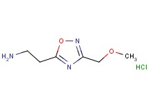 {2-[3-(methoxymethyl)-1,2,4-oxadiazol-5-yl]ethyl}amine hydrochloride