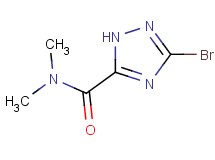 3-bromo-N,N-dimethyl-1H-1,2,4-triazole-5-carboxamide