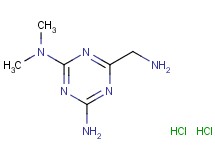6-(aminomethyl)-N,N-dimethyl-1,3,5-triazine-2,4-diamine dihydrochloride