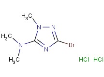 3-bromo-N,N,1-trimethyl-1H-1,2,4-triazol-5-amine dihydrochloride