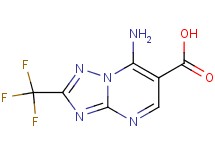 7-amino-2-(trifluoromethyl)[1,2,4]triazolo[1,5-a]pyrimidine-6-carboxylic acid
