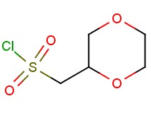 1,4-dioxan-2-ylmethanesulfonyl chloride