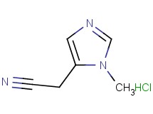 (1-methyl-1H-imidazol-5-yl)acetonitrile hydrochloride