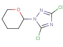 3,5-dichloro-1-(tetrahydro-2H-pyran-2-yl)-1H-1,2,4-triazole 3,5-dichloro-1-(tetrahydro-2H-pyran-2-yl)-1H-1,2,4-triazole