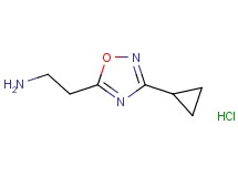 [2-(3-cyclopropyl-1,2,4-oxadiazol-5-yl)ethyl]amine hydrochloride