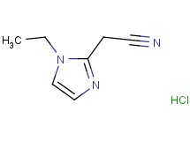 (1-ethyl-1H-imidazol-2-yl)acetonitrile hydrochloride