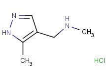 N-methyl-1-(5-methyl-1H-pyrazol-4-yl)methanamine hydrochloride