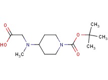 N-[1-(tert-butoxycarbonyl)-4-piperidinyl]-N-methylglycine