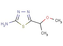 5-(1-methoxyethyl)-1,3,4-thiadiazol-2-amine