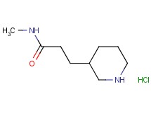 N-methyl-3-(3-piperidinyl)propanamide hydrochloride N-methyl-3-(3-piperidinyl)propanamide hydrochloride