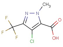 4-chloro-1-methyl-3-(trifluoromethyl)-1H-pyrazole-5-carboxylic acid