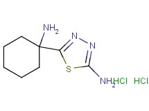 5-(1-aminocyclohexyl)-1,3,4-thiadiazol-2-amine dihydrochloride