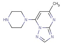 5-methyl-7-(1-piperazinyl)[1,2,4]triazolo[1,5-a]pyrimidine