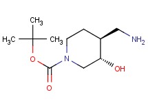 tert-butyl trans-4-(aminomethyl)-3-hydroxy-1-piperidinecarboxylate
