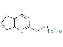 (6,7-dihydro-5H-cyclopenta[d]pyrimidin-2-ylmethyl)amine dihydrochloride