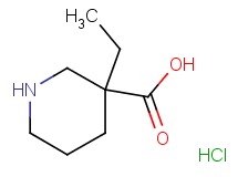 3-ethyl-3-piperidinecarboxylic acid hydrochloride