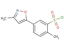 2-methyl-5-(3-methyl-5-isoxazolyl)benzenesulfonyl chloride