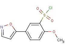 5-(5-isoxazolyl)-2-methoxybenzenesulfonyl chloride