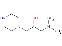 1-(dimethylamino)-3-(1-piperazinyl)-2-propanol