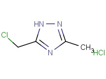 5-(chloromethyl)-3-methyl-1H-1,2,4-triazole hydrochloride