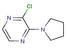 2-chloro-3-(1-pyrrolidinyl)pyrazine
