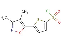 5-(3,4-dimethyl-5-isoxazolyl)-2-thiophenesulfonyl chloride