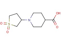 1-(1,1-dioxidotetrahydro-3-thienyl)-4-piperidinecarboxylic acid