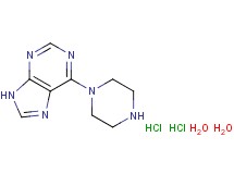 6-(1-piperazinyl)-9H-purine dihydrochloride dihydrate