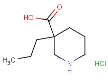 3-propyl-3-piperidinecarboxylic acid hydrochloride