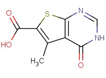5-methyl-4-oxo-3,4-dihydrothieno[2,3-d]pyrimidine-6-carboxylic acid