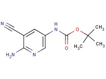 tert-butyl (6-amino-5-cyano-3-pyridinyl)carbamate
