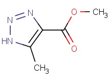 methyl 5-methyl-1H-1,2,3-triazole-4-carboxylate