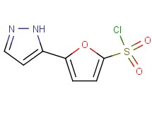 5-(1H-pyrazol-5-yl)-2-furansulfonyl chloride