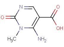 6-amino-1-methyl-2-oxo-1,2-dihydro-5-pyrimidinecarboxylic acid