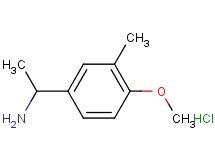 [1-(4-methoxy-3-methylphenyl)ethyl]amine hydrochloride