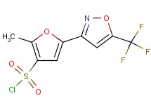 2-methyl-5-[5-(trifluoromethyl)-3-isoxazolyl]-3-furansulfonyl chloride