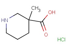 3-methyl-3-piperidinecarboxylic acid hydrochloride