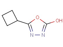 5-cyclobutyl-1,3,4-oxadiazol-2-ol