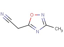 (3-methyl-1,2,4-oxadiazol-5-yl)acetonitrile