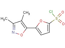 5-(3,4-dimethyl-5-isoxazolyl)-2-furansulfonyl chloride