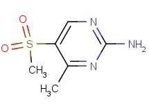 4-methyl-5-(methylsulfonyl)-2-pyrimidinamine