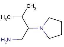 3-methyl-2-(1-pyrrolidinyl)-1-butanamine