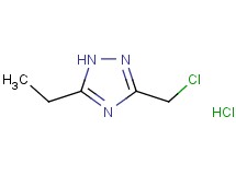 3-(chloromethyl)-5-ethyl-1H-1,2,4-triazole hydrochloride