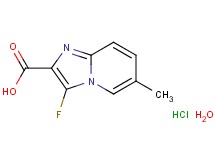 3-fluoro-6-methylimidazo[1,2-a]pyridine-2-carboxylic acid hydrochloride hydrate