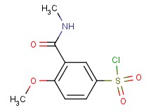 4-methoxy-3-[(methylamino)carbonyl]benzenesulfonyl chloride