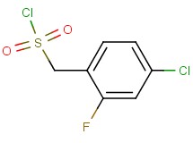 (4-chloro-2-fluorophenyl)methanesulfonyl chloride
