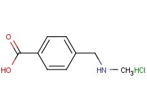 4-[(methylamino)methyl]benzoic acid hydrochloride
